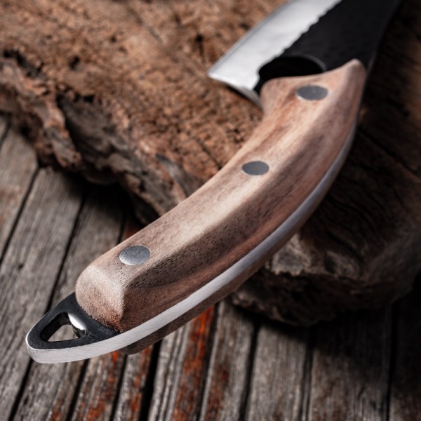 Cuchillo de deshuesado de acero inoxidable hecho a mano para Chef, cuchillo de pesca, cuchilla de carne para acampar al aire libre, cortador de cocina, cuchillo de carnicero - Imagen 5